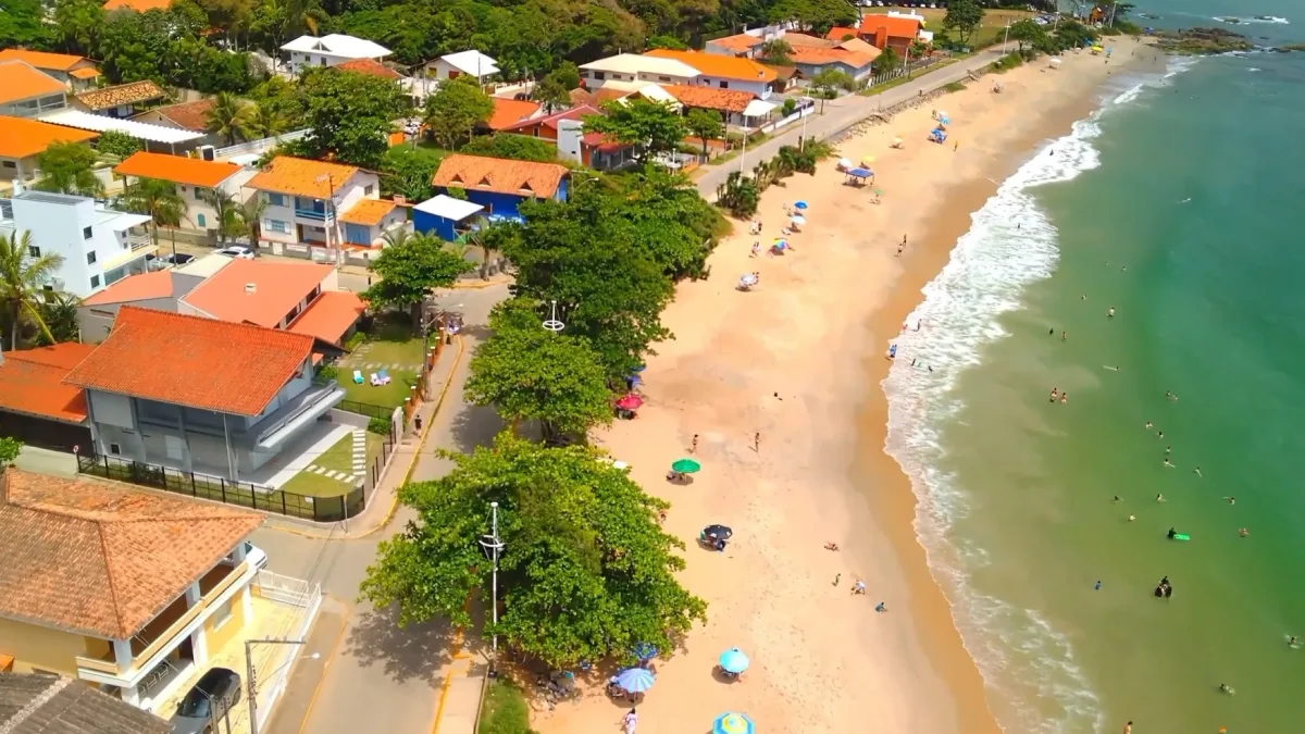 Praia da Saudade, em Penha (SC)